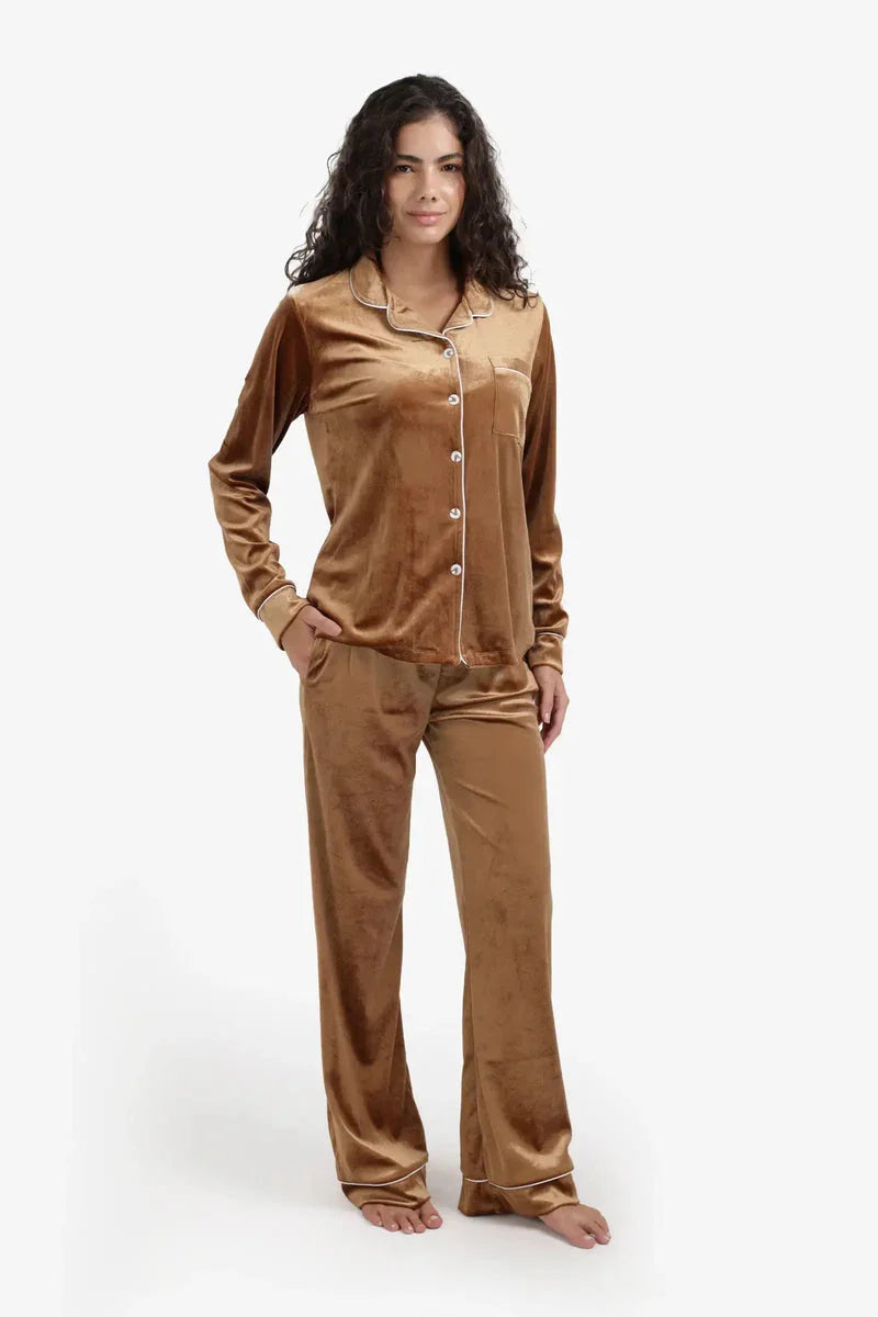 Carina - Classic Velvet Pyjama Set 10