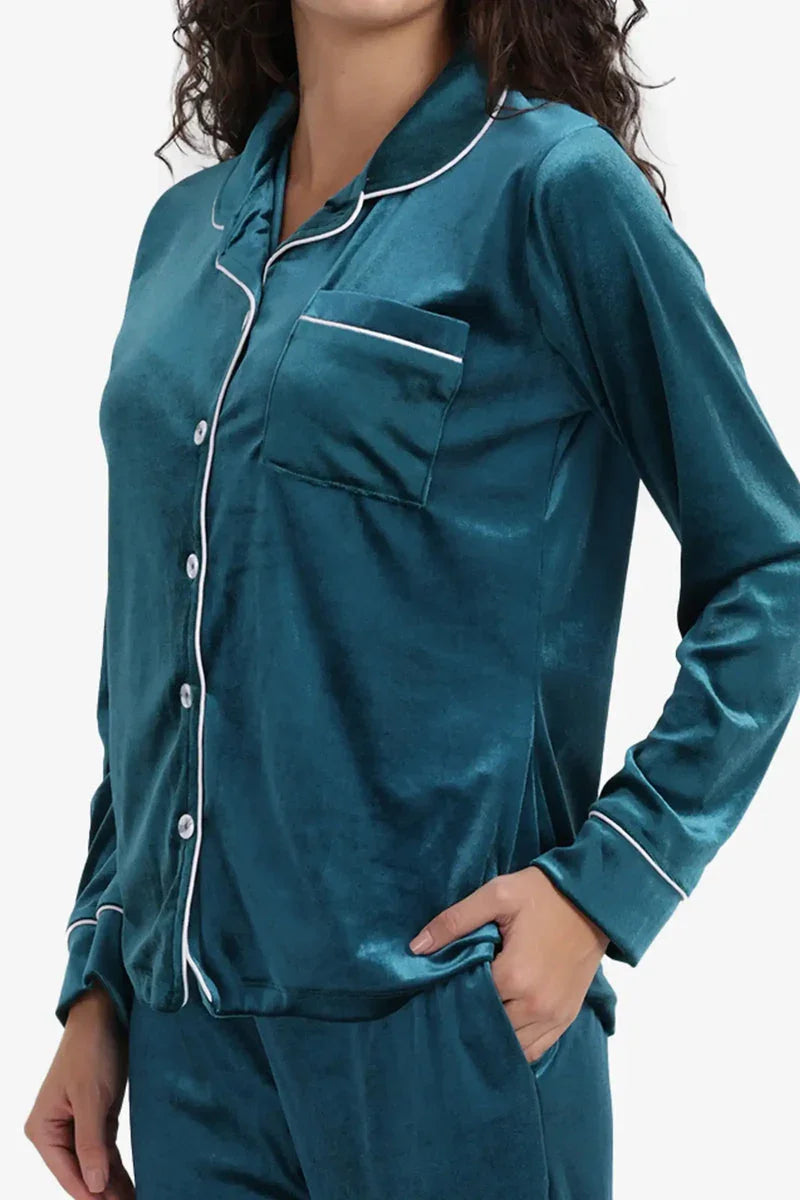 Carina - Classic Velvet Pyjama Set 26