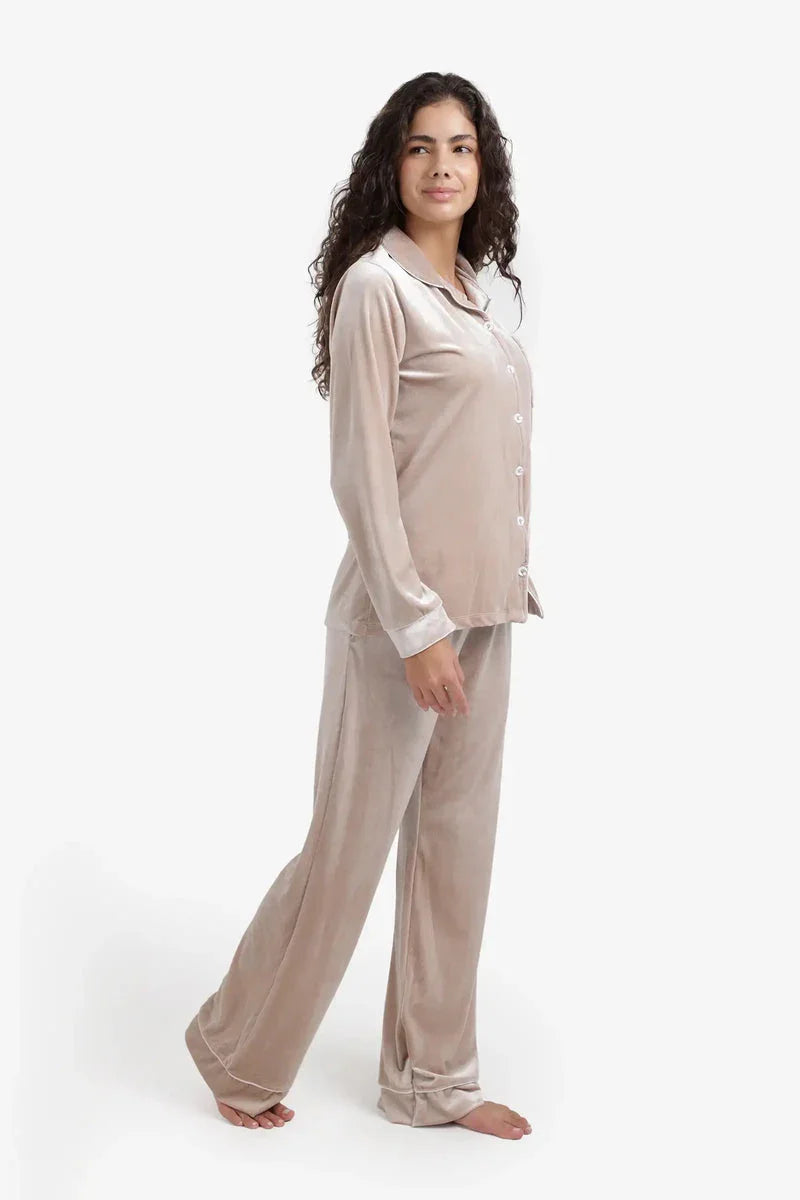 Carina - Classic Velvet Pyjama Set 7