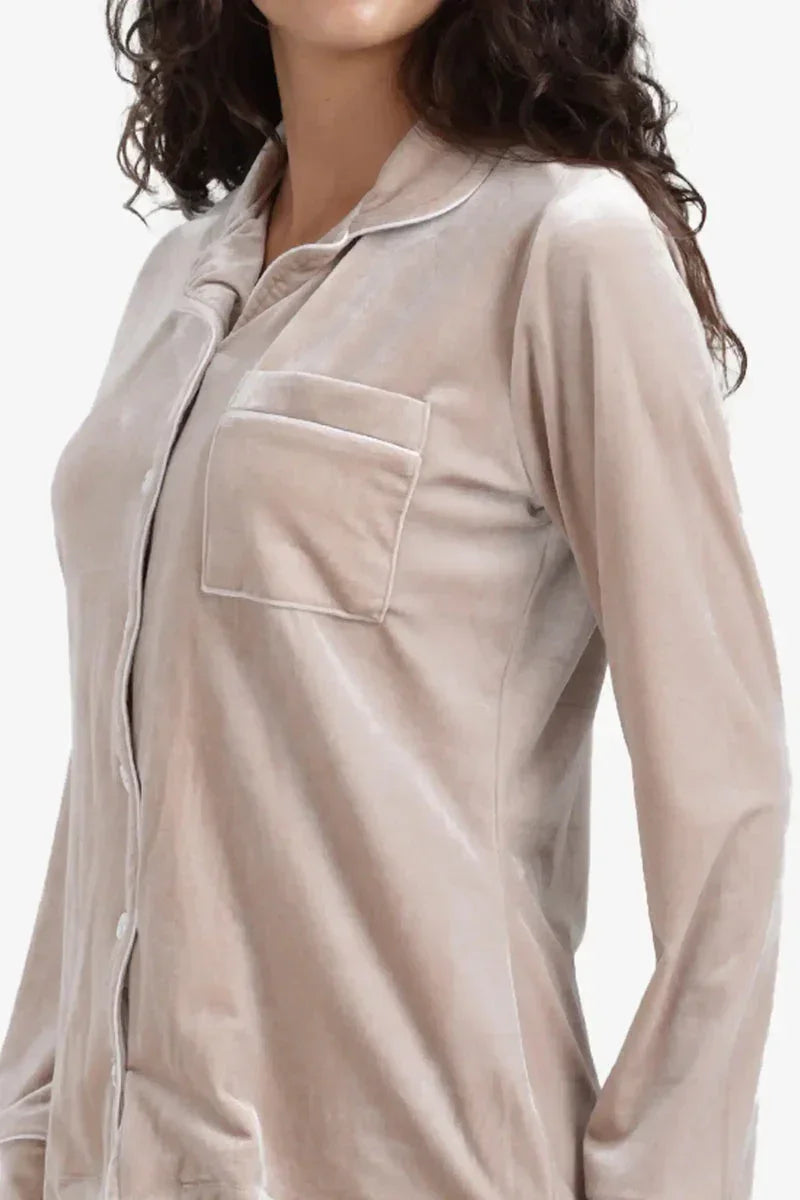 Carina - Classic Velvet Pyjama Set 29