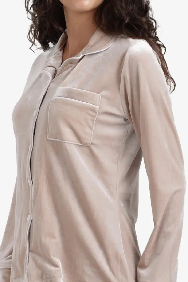 Carina - Classic Velvet Pyjama Set 29