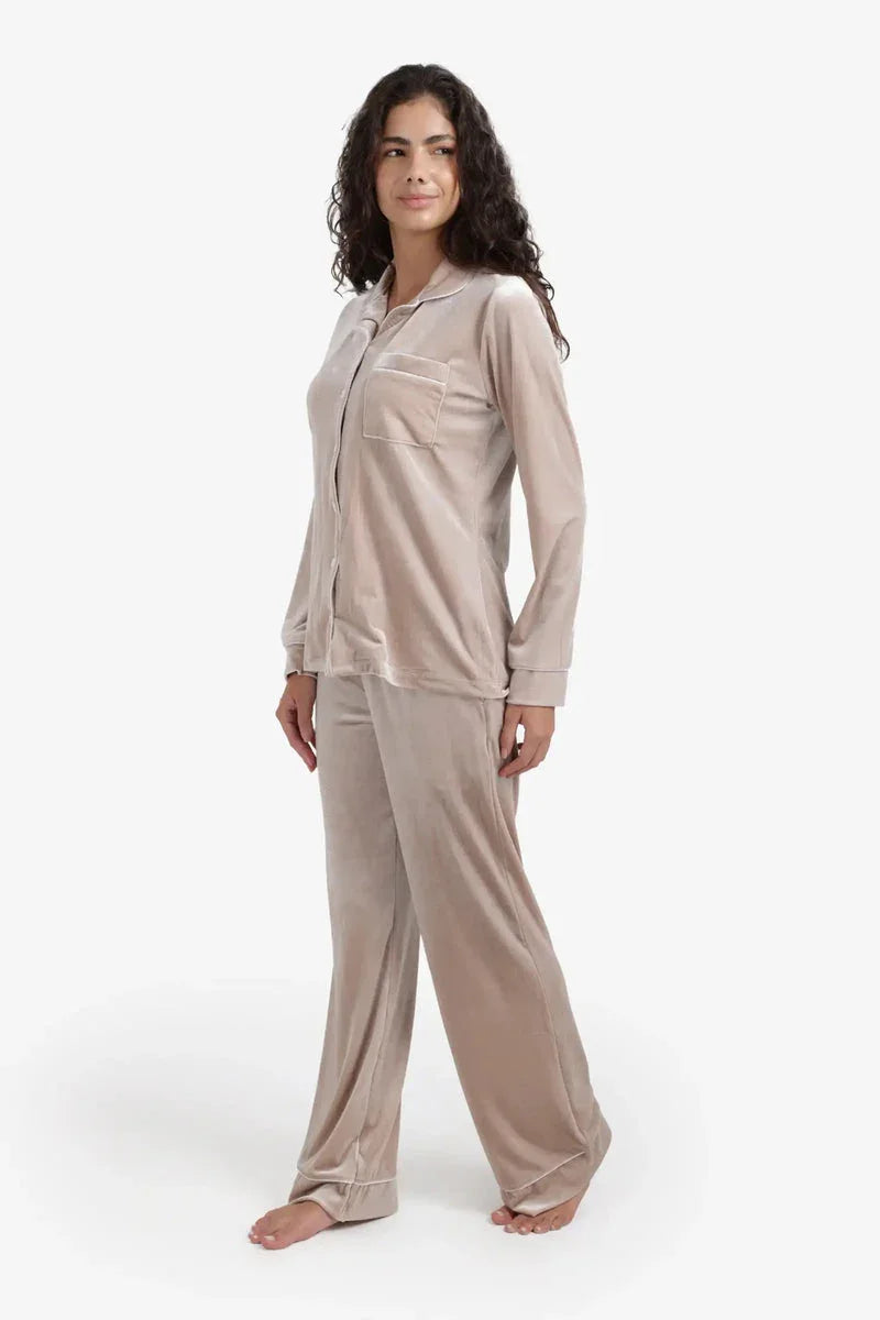 Carina - Classic Velvet Pyjama Set 18