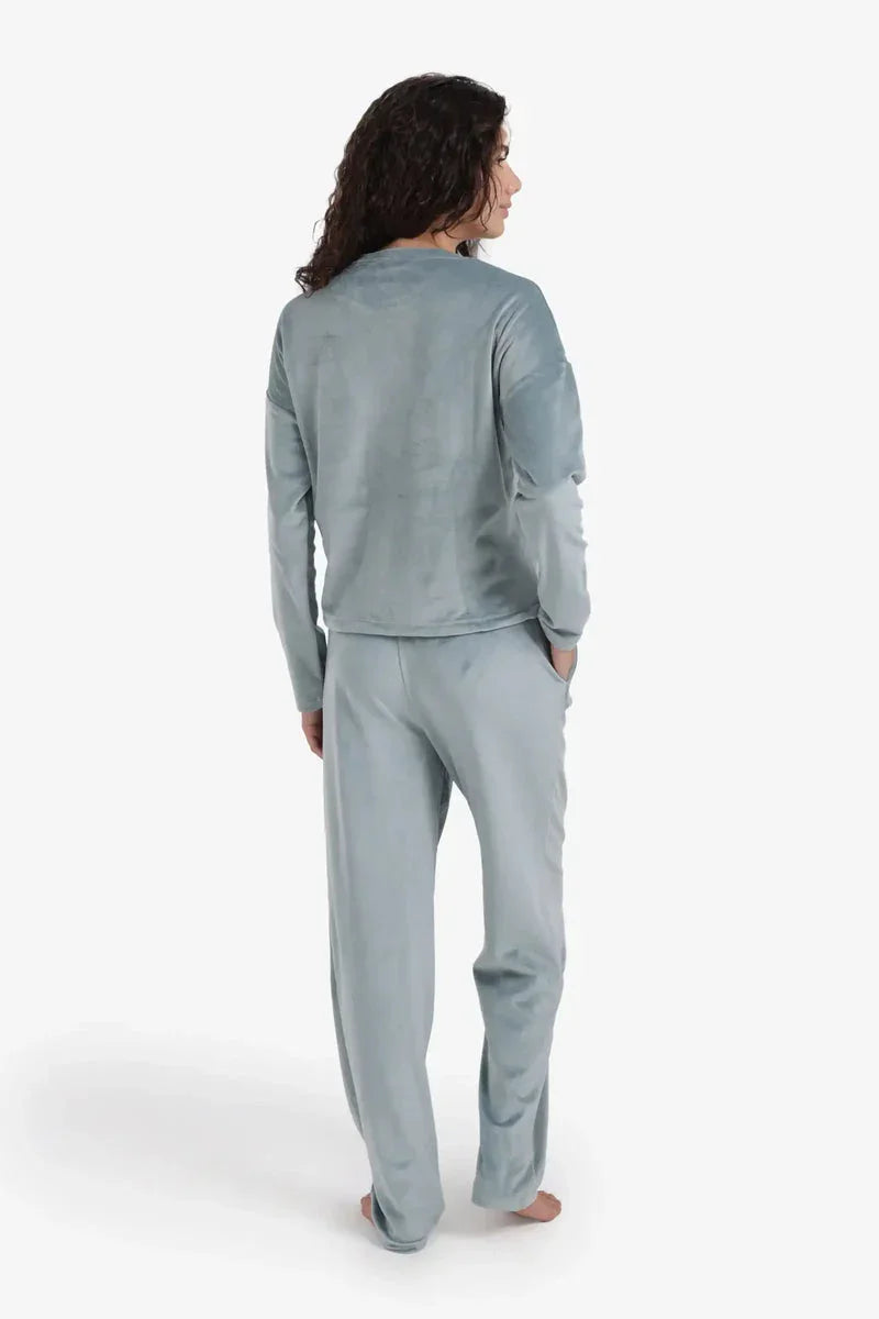 Carina - Embroidered Logo Pyjama Set 8