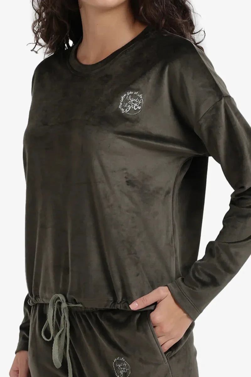 Carina - Embroidered Logo Pyjama Set 15