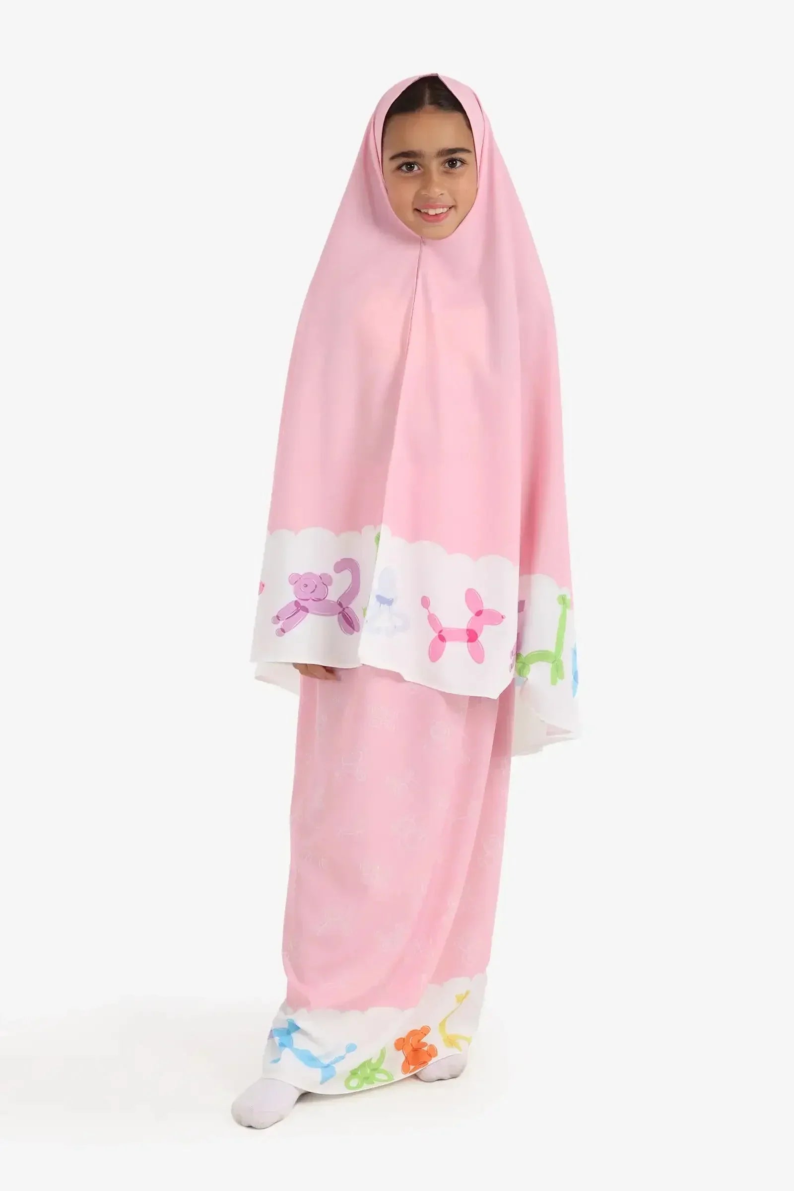 Carina - Girly Prayer Set with Print Trim 1