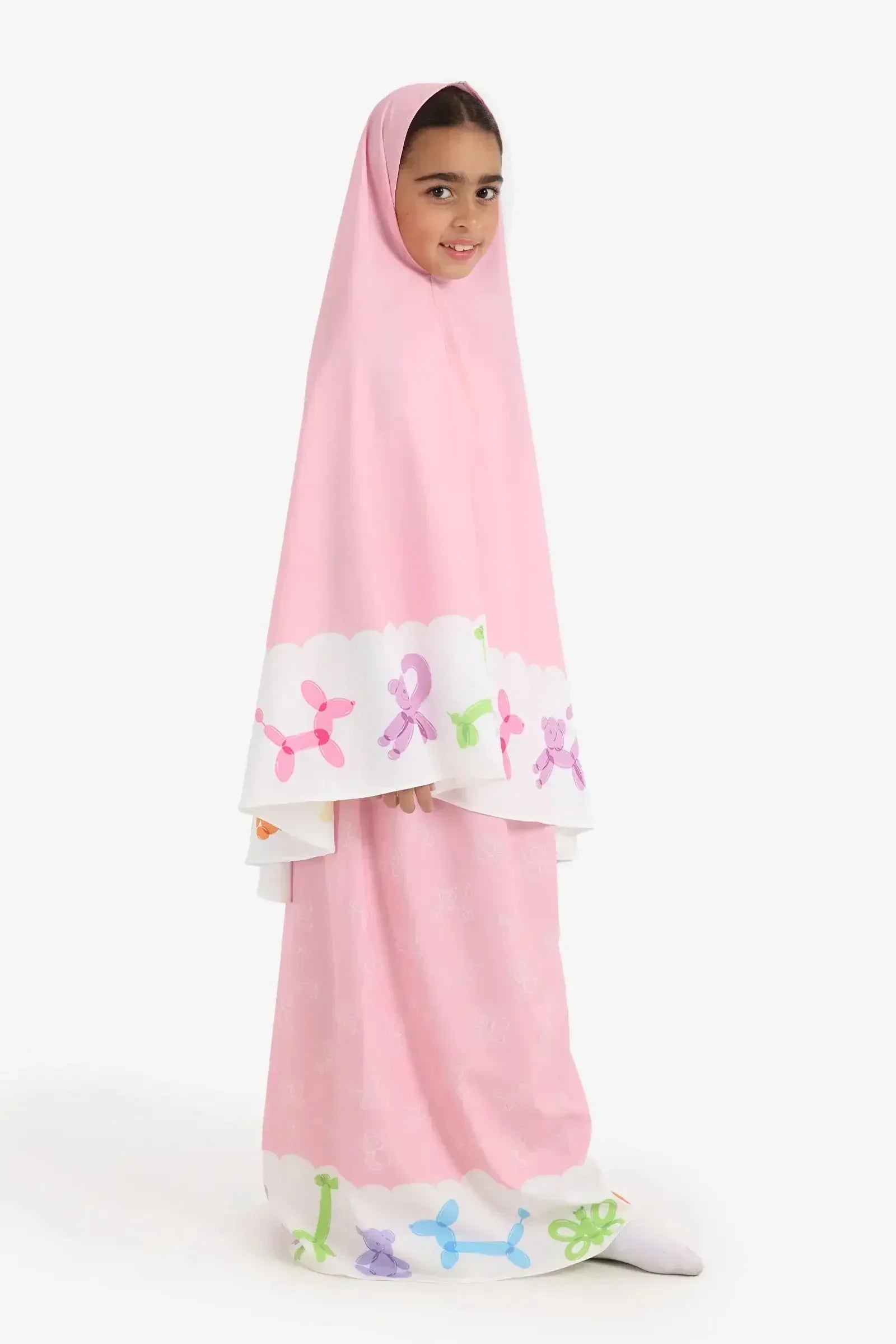 Carina - Girly Prayer Set with Print Trim 2