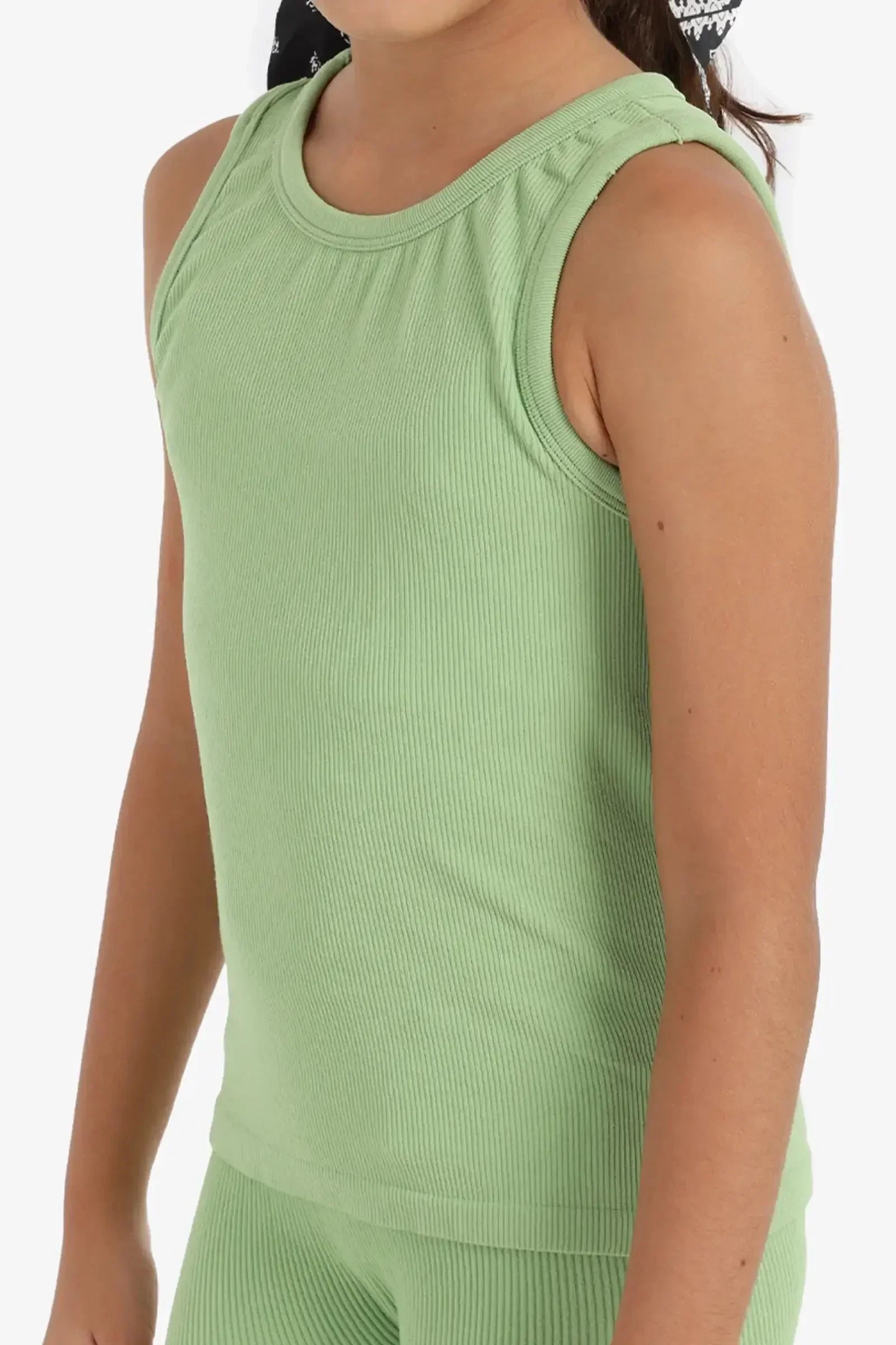 Carina - Girly Ribbed Tank Top 4