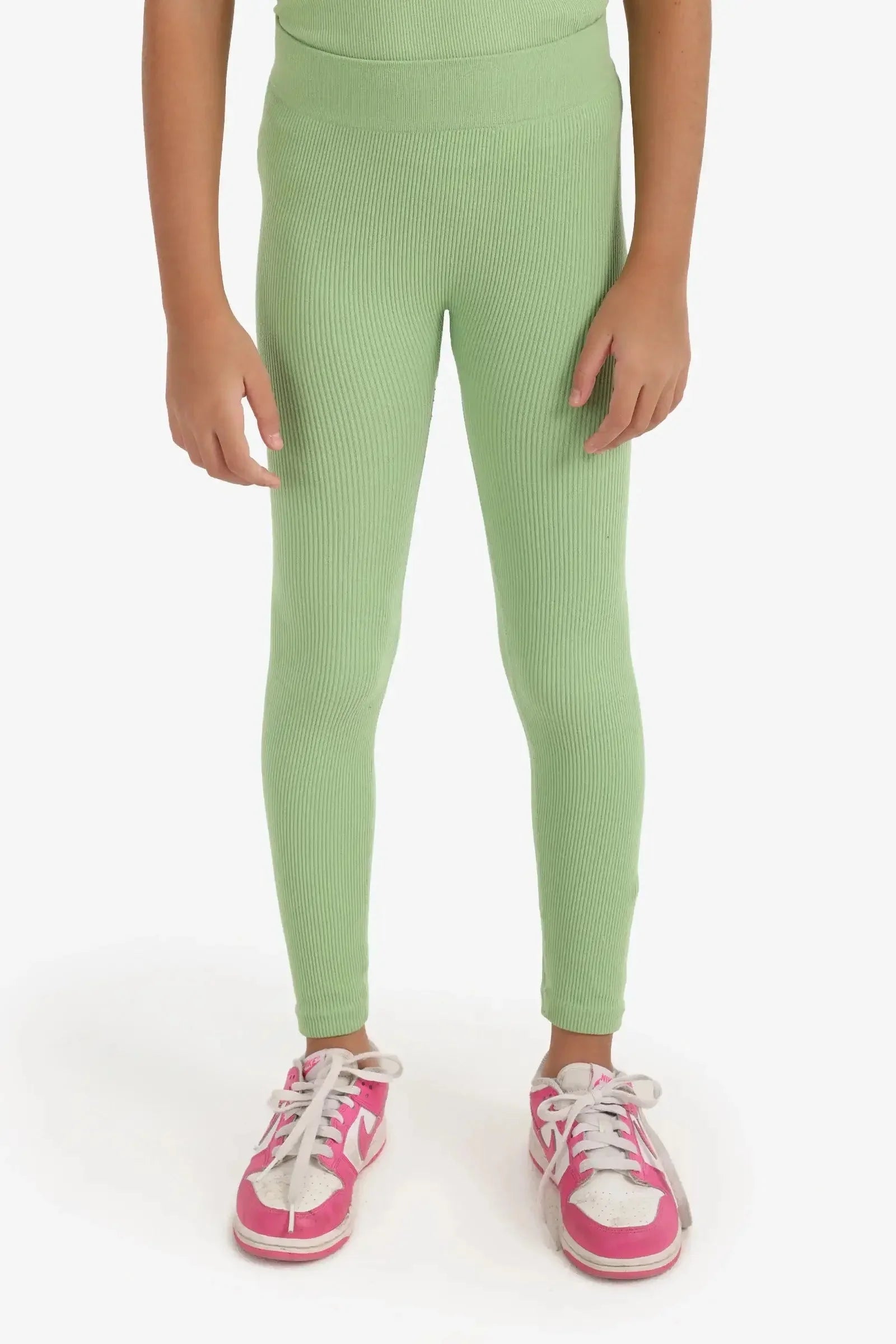 Carina - Girly Ribbed Leggings 1