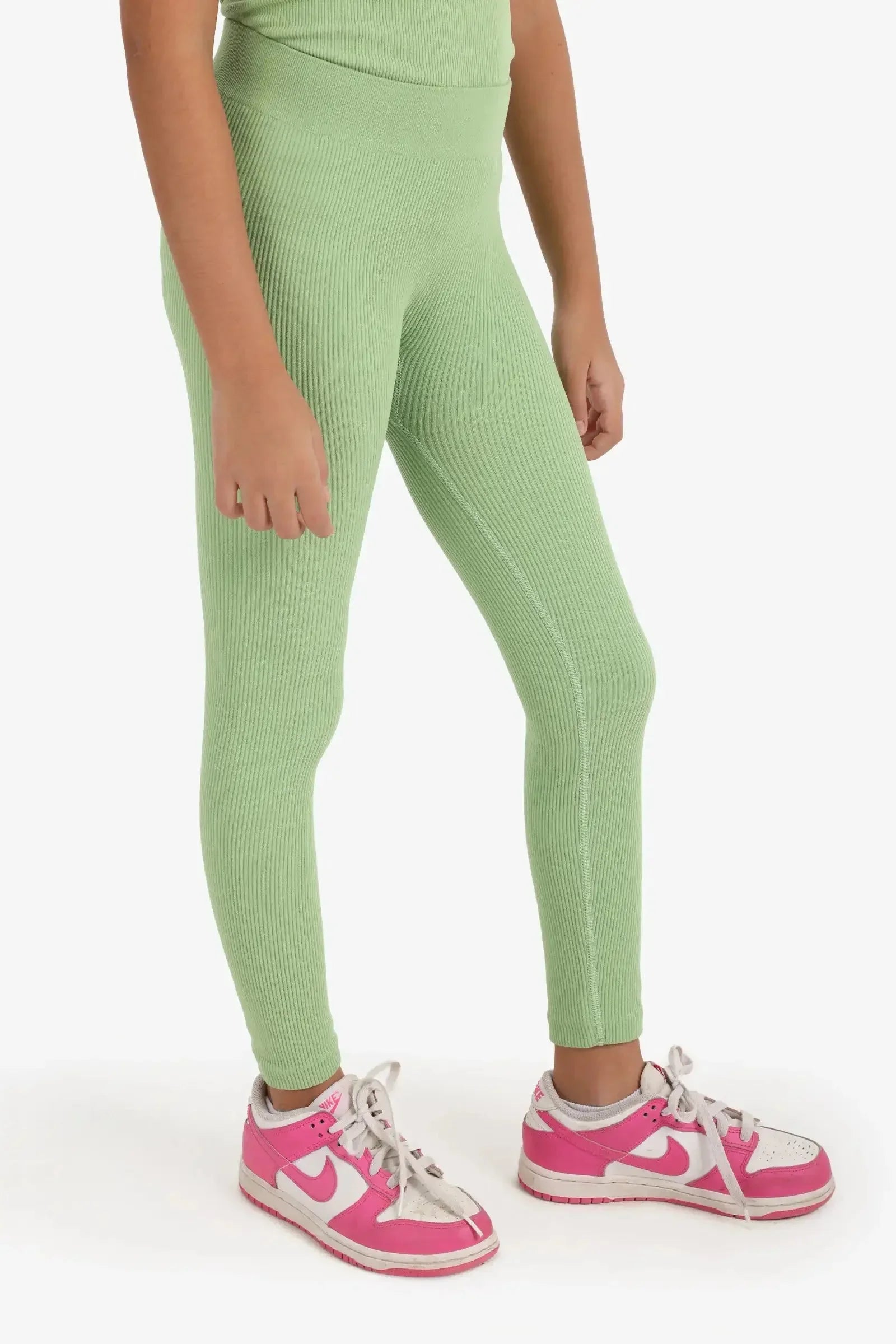 Carina - Girly Ribbed Leggings 2