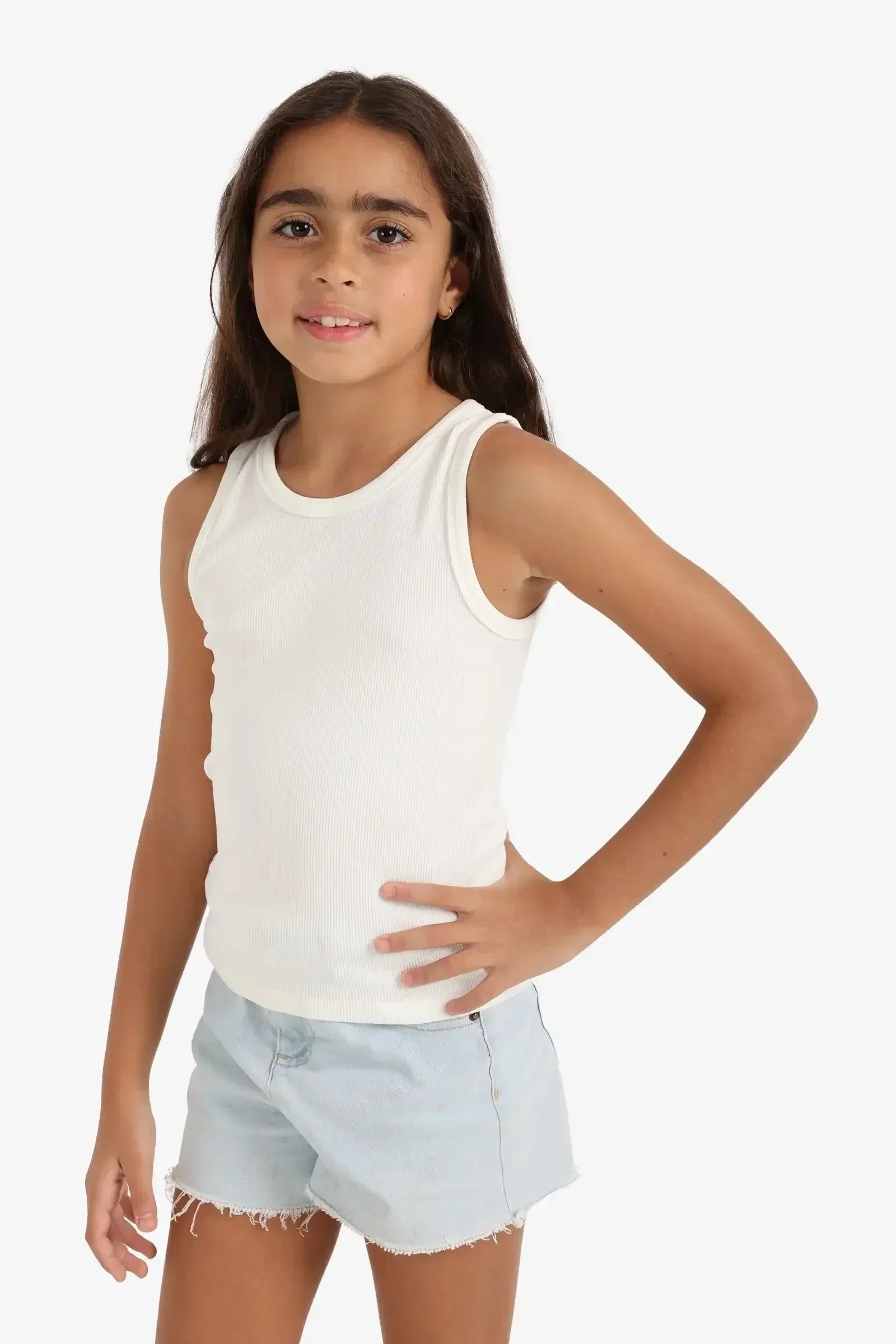 Carina - Girly Ribbed Tank Top 9