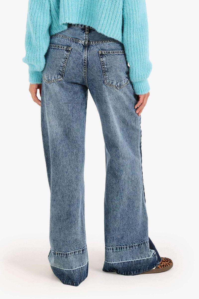 Carina - Jeans with Contrasting Panel 4