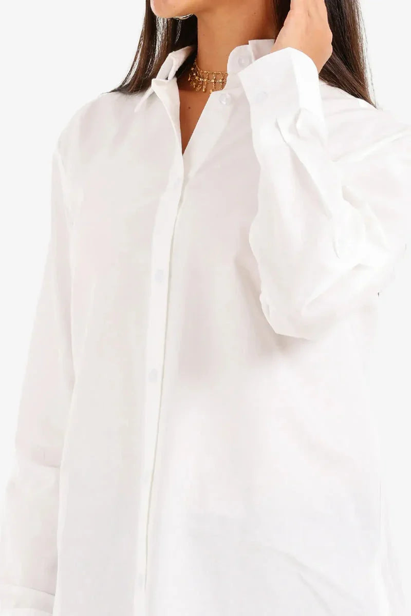 Carina - High-Low Relaxed Shirt 10