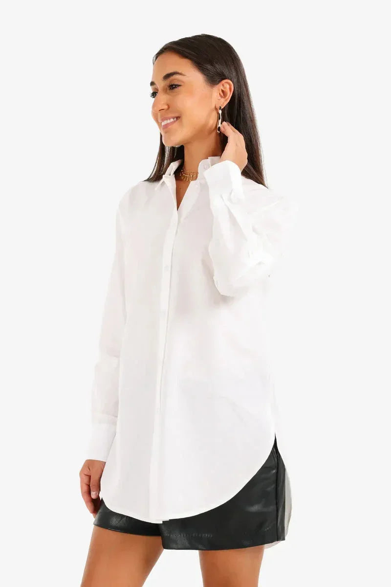 Carina - High-Low Relaxed Shirt 4