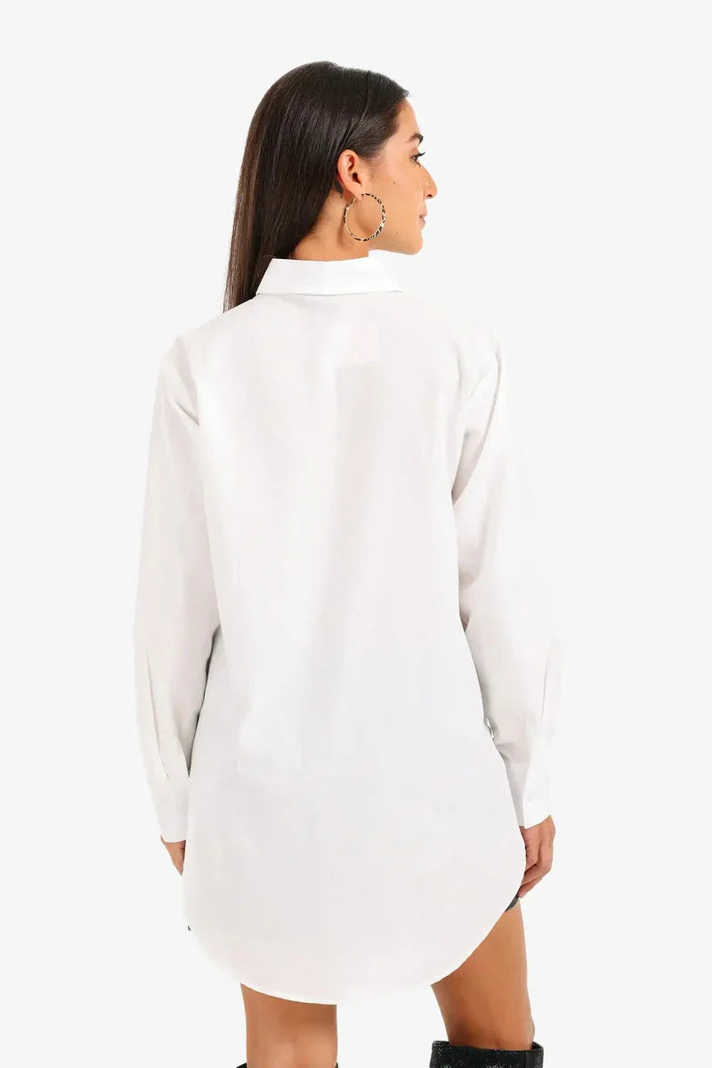 Carina - High-Low Relaxed Shirt 8