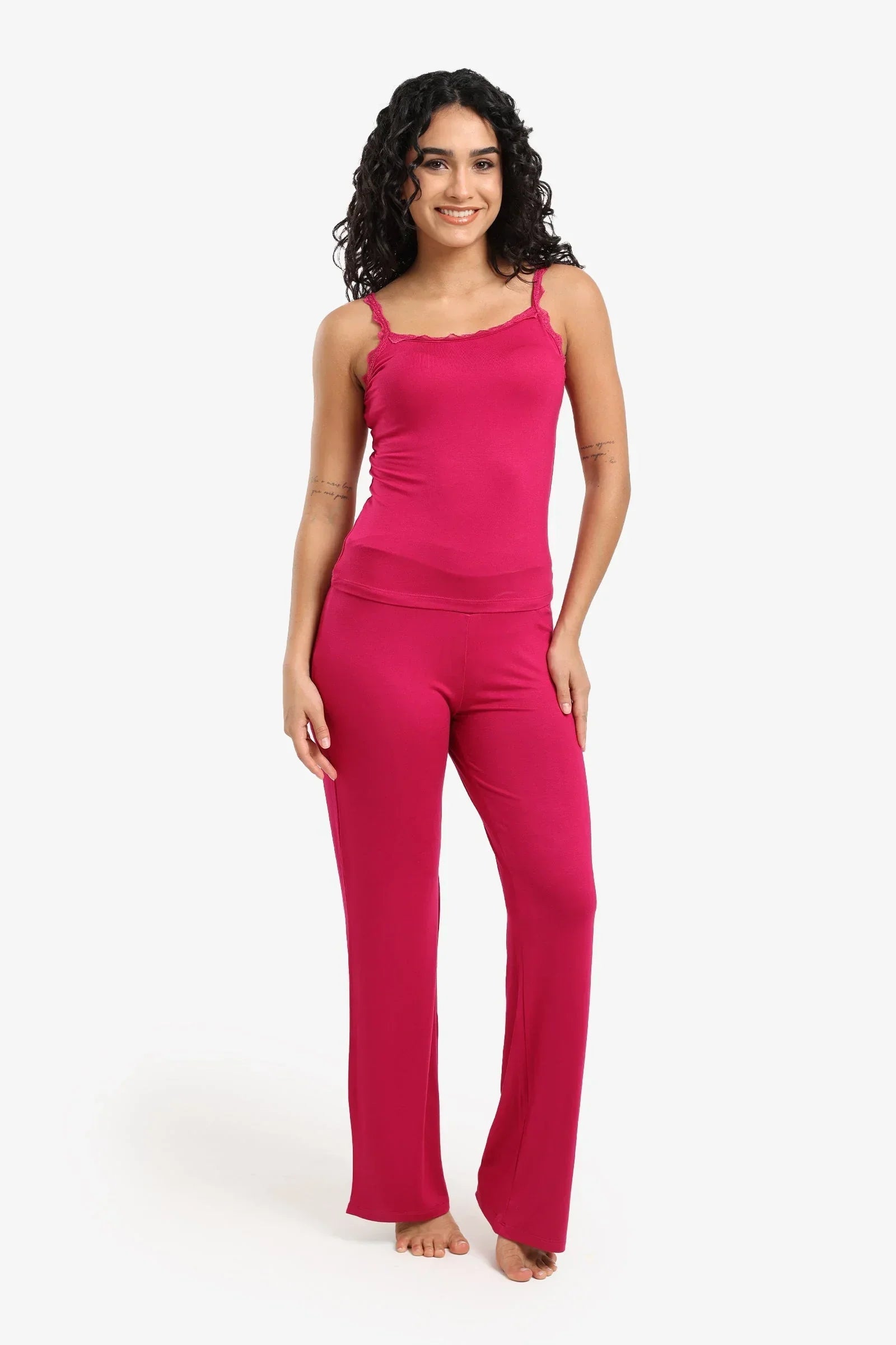 Carina - Pyjama Set With Lace Trim 9