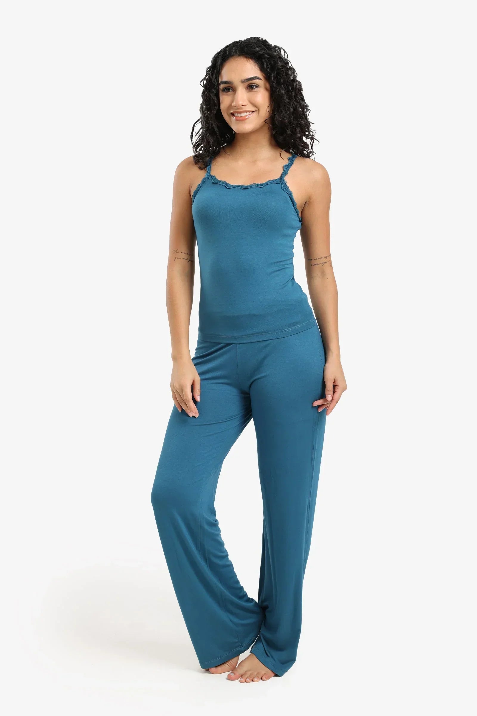 Carina - Pyjama Set With Lace Trim 6