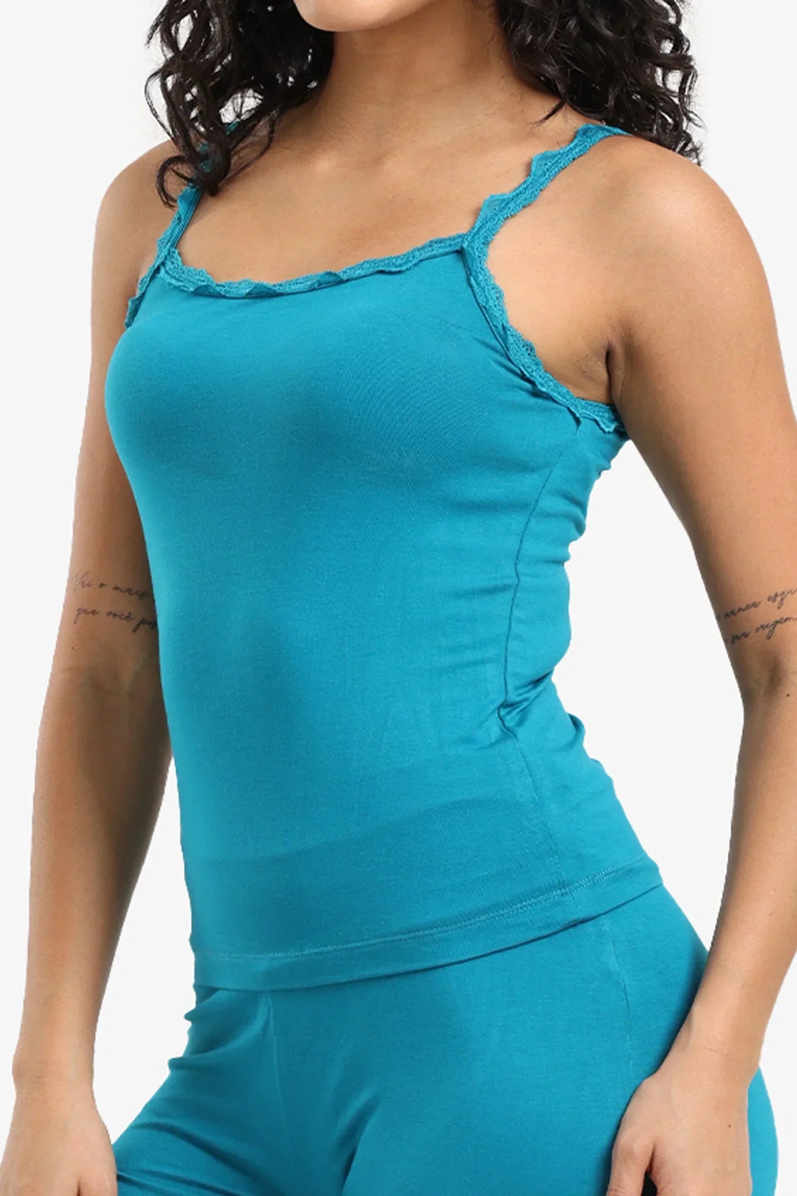 Carina - Pyjama Set With Lace Trim 16