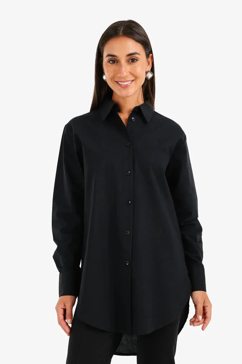 Carina - High-Low Relaxed Shirt 1