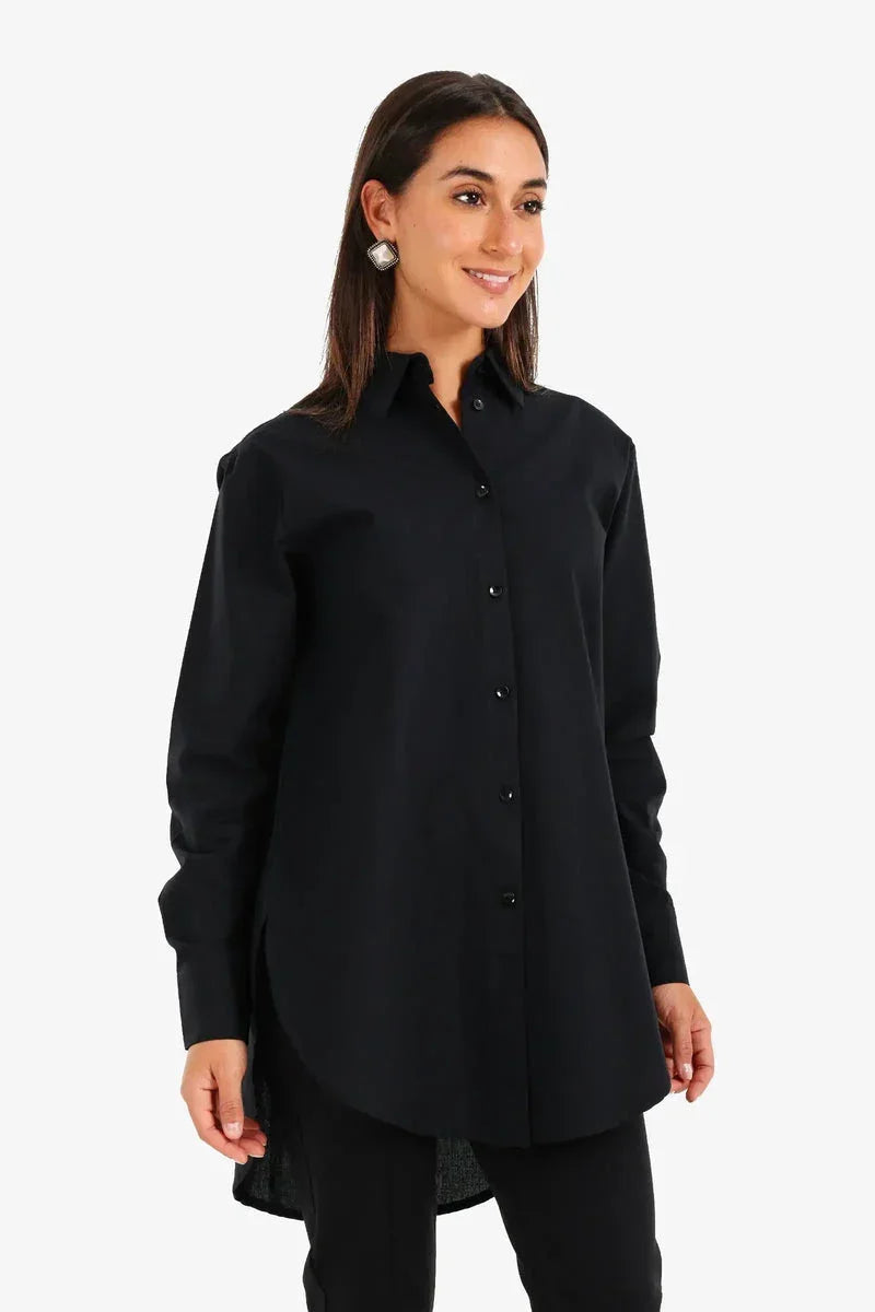 Carina - High-Low Relaxed Shirt 3