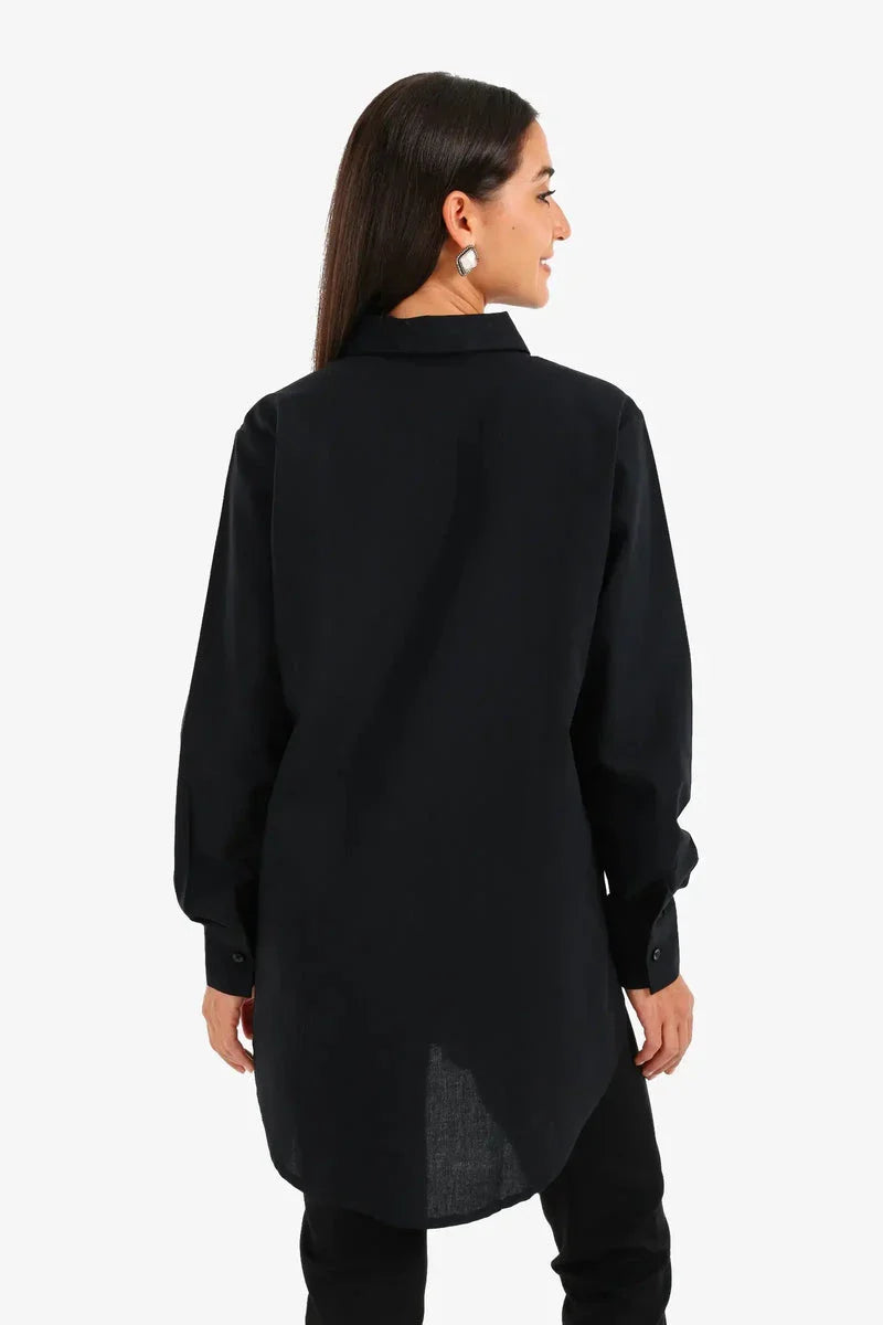 Carina - High-Low Relaxed Shirt 7