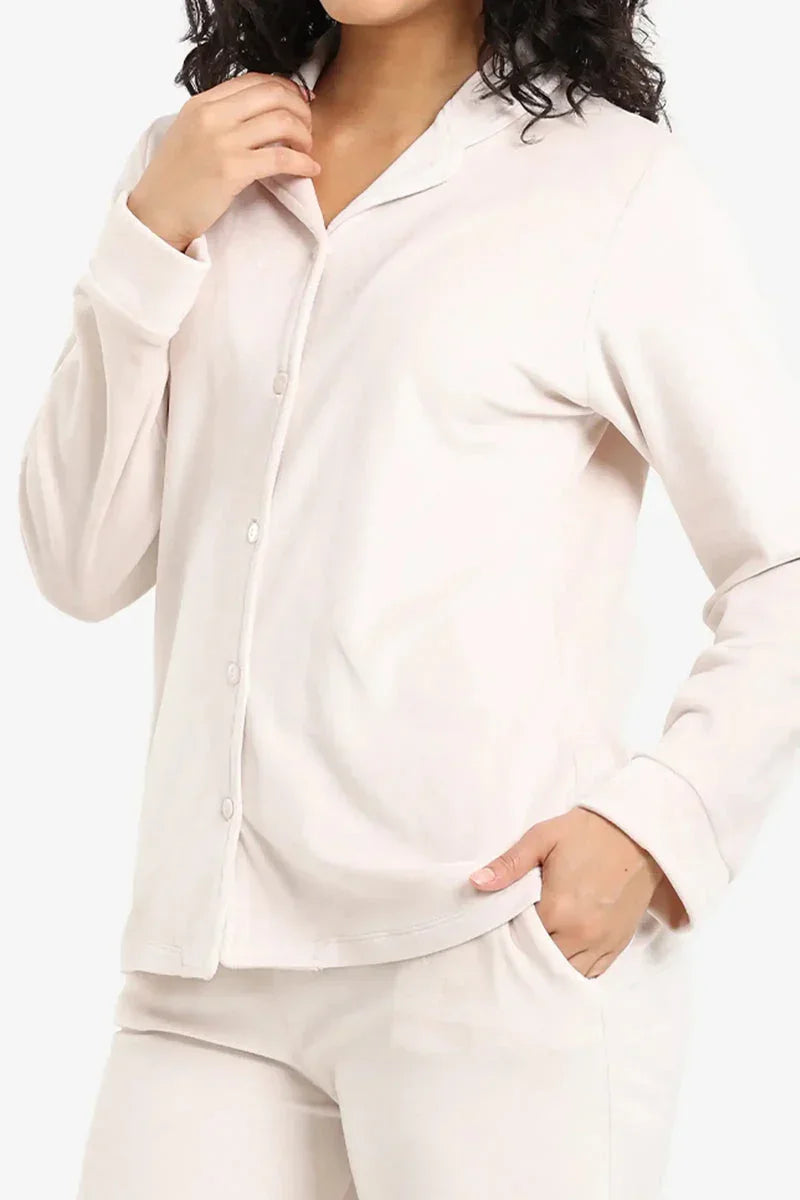 Carina - Velvet Classic Pyjama Set 16
