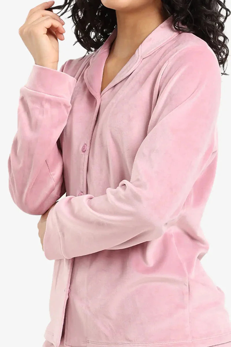 Carina - Velvet Classic Pyjama Set 13