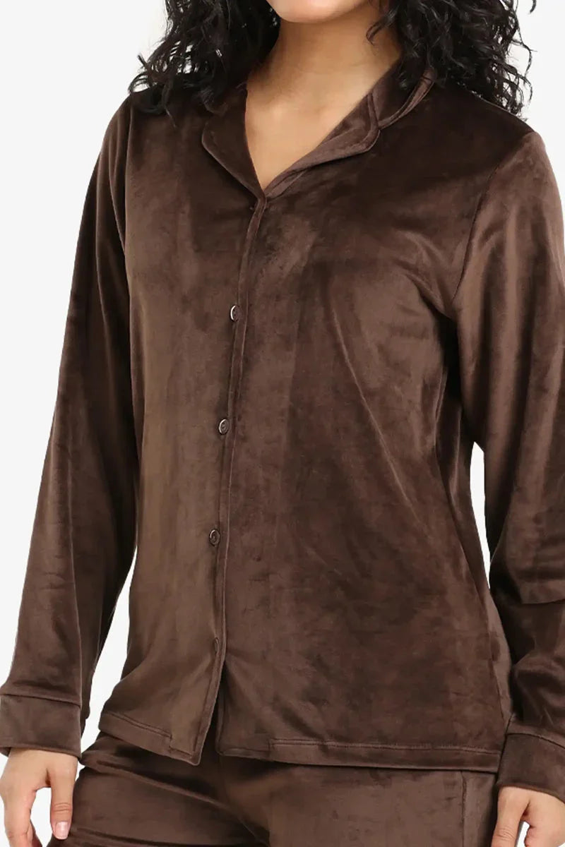 Carina - Velvet Classic Pyjama Set 17