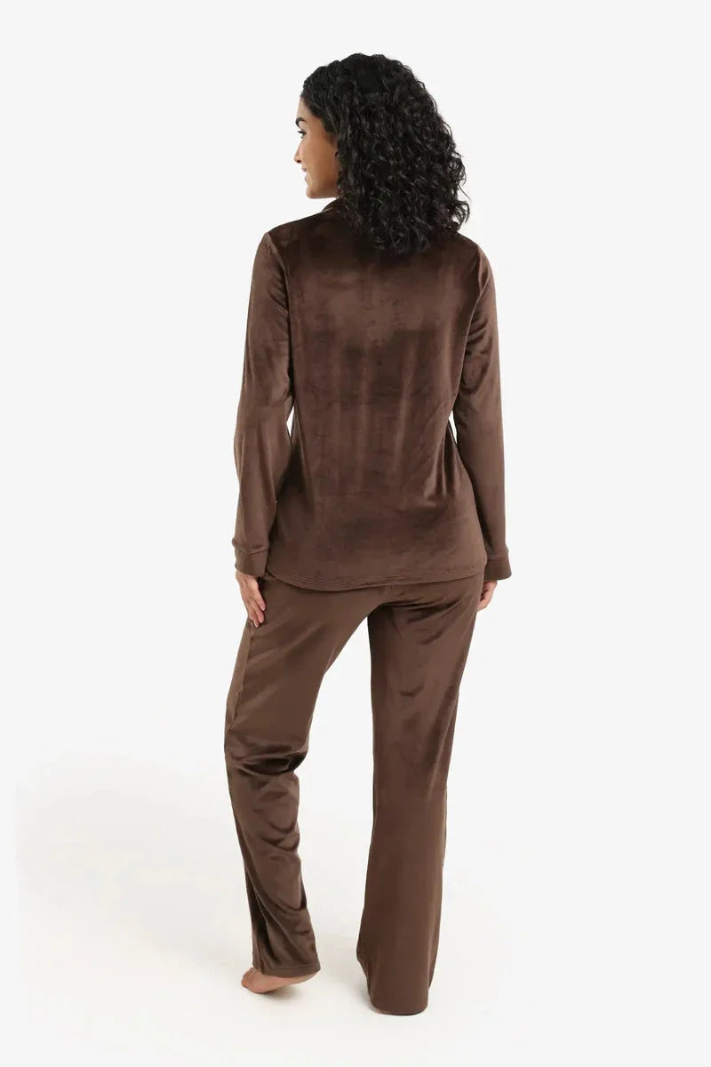 Carina - Velvet Classic Pyjama Set 20