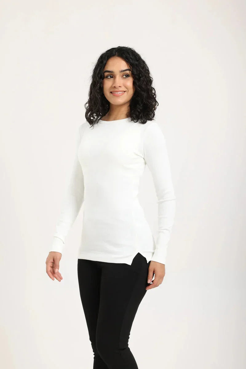 Ribbed Long Sleeves Top - Carina 5