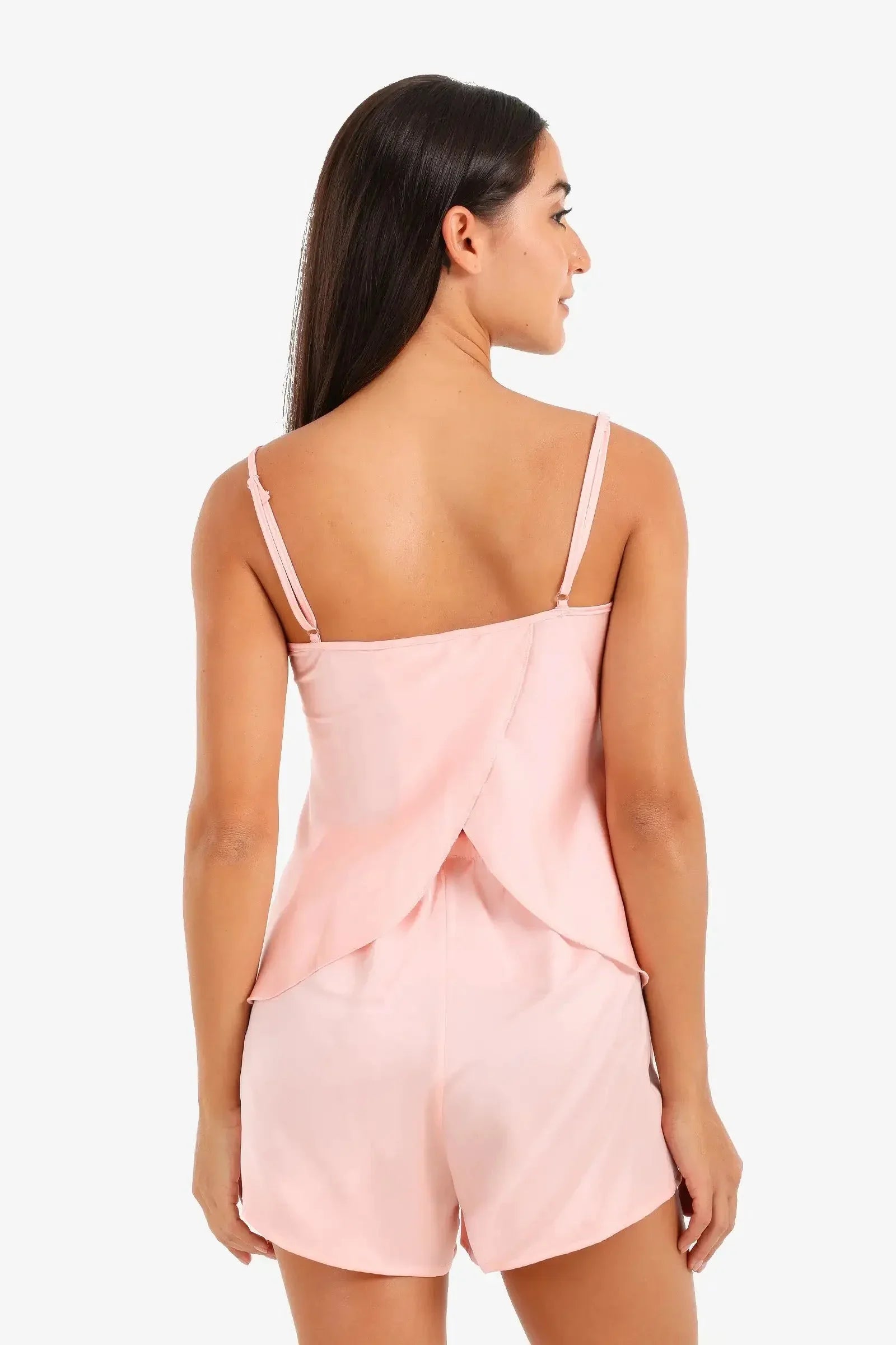 Carina - Satin Asymmetric Pyjama Set 2