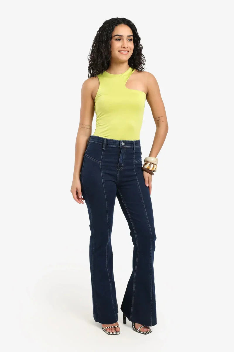 Carina - High Rise Flare Jeans 1