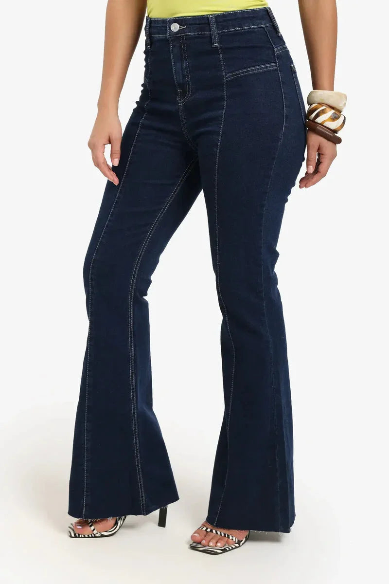 Carina - High Rise Flare Jeans 3