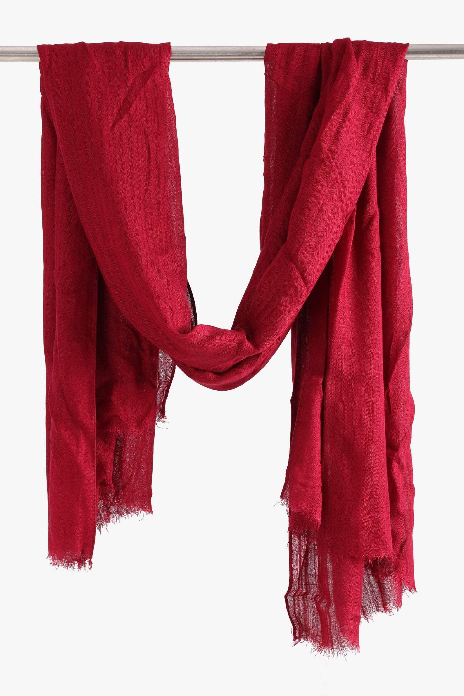 Carina - Textured Ribbed Cotton Scarf 13