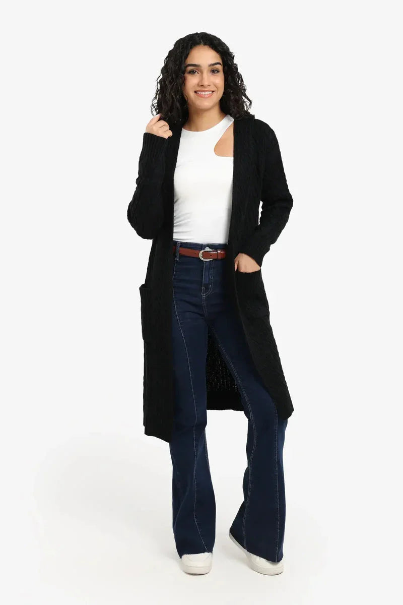 Carina - Hooded Midi Cardigan 1