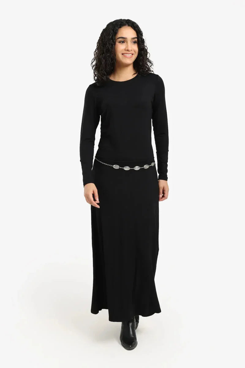 Carina - Long Knitted Dress 1