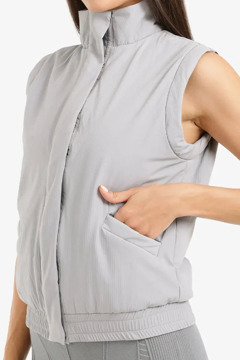 Carina - Padded Sleeveless Lounge Vest 8