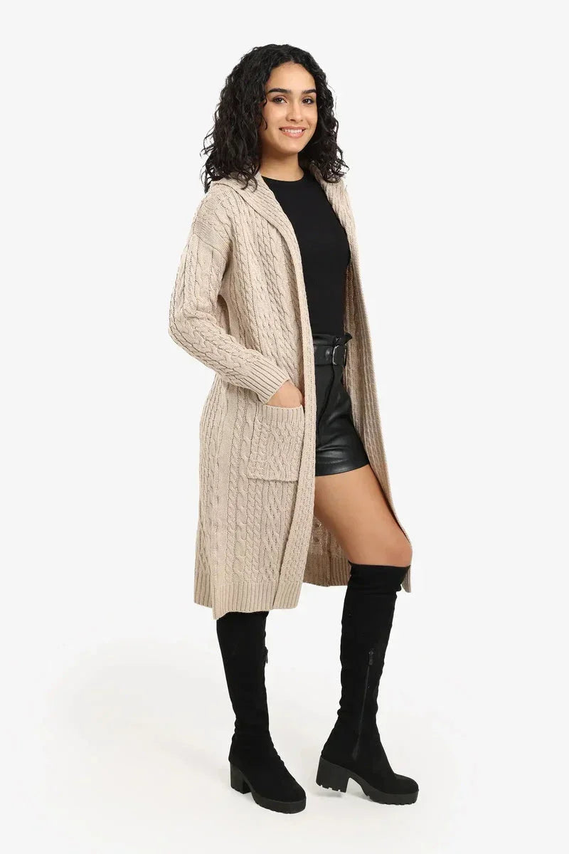 Carina - Hooded Midi Cardigan 7