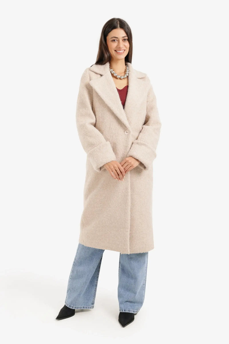 Carina - Coat with Notch Collar
