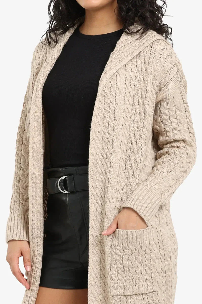 Carina - Hooded Midi Cardigan 11