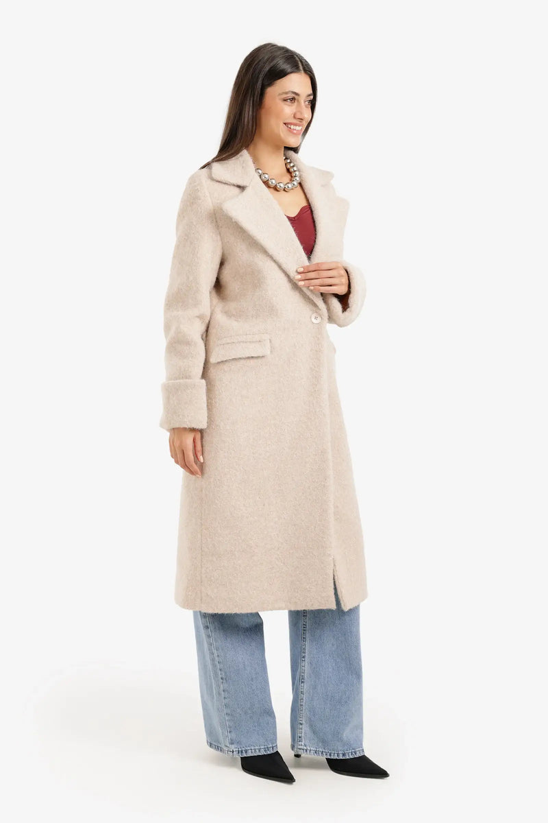 Carina - Coat with Notch Collar