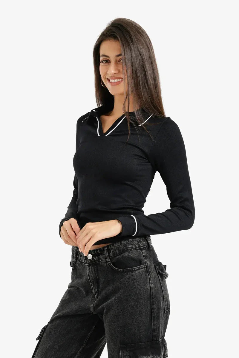 Carina - V-Collared Neck Top 5