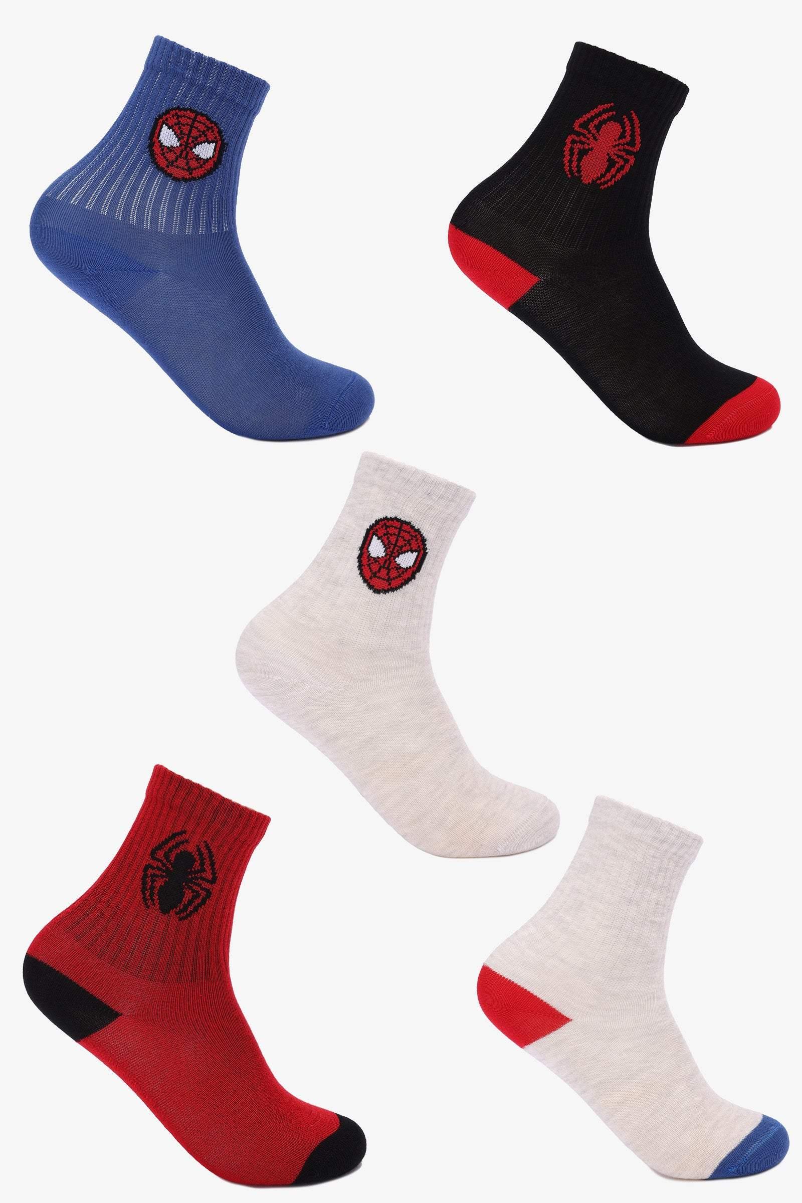 Carina - Spiderman Socks - 5 Pairs 1