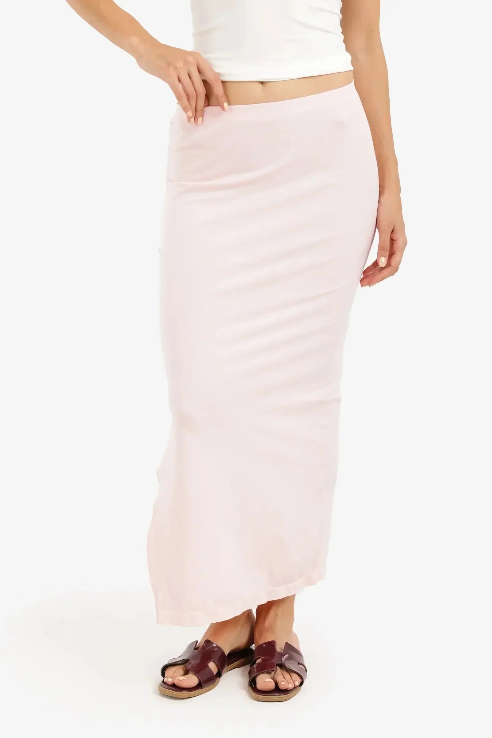 Carina - Elegant Side Slit Long Skirt 1