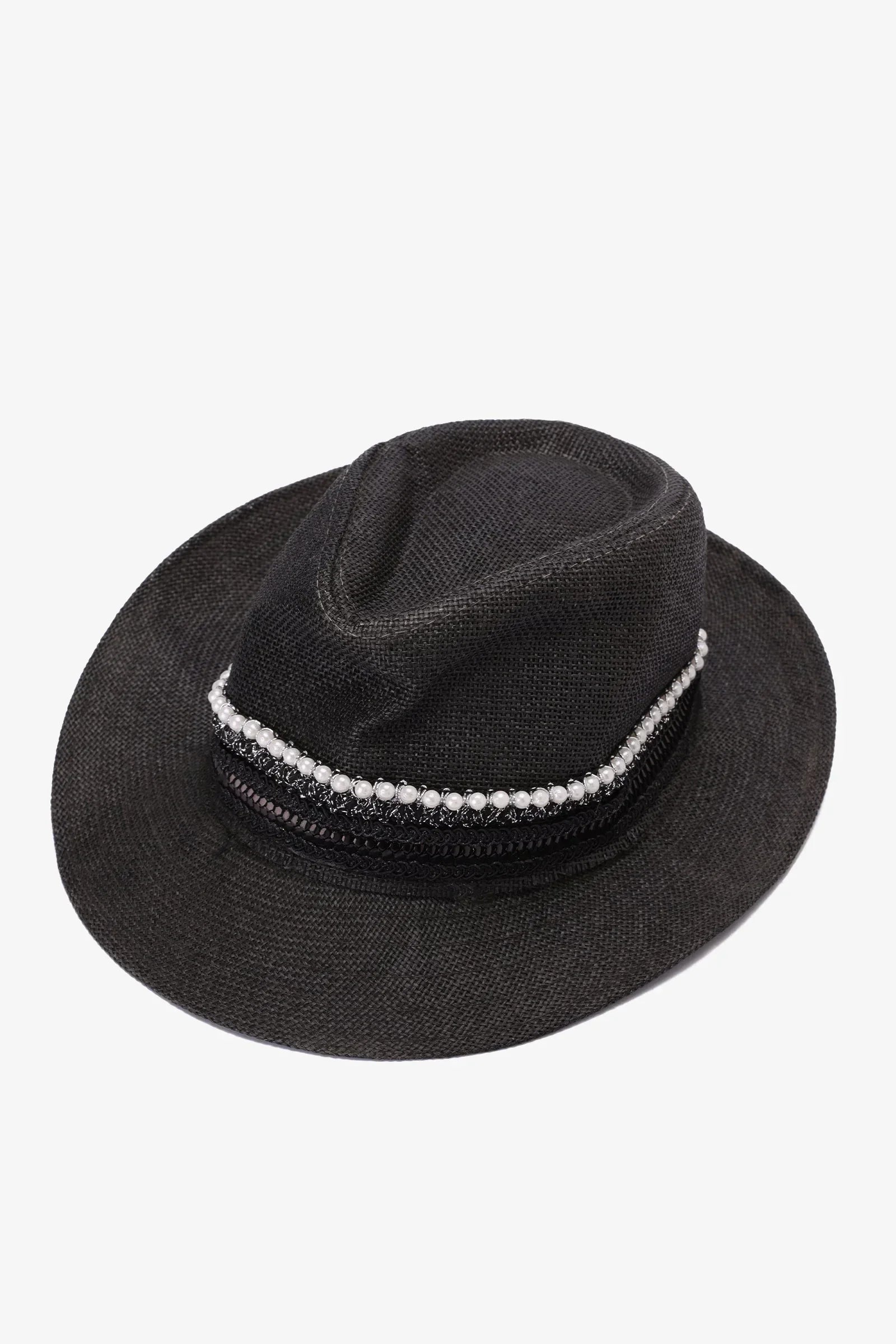 Carina - Embellished Beach Hat 1