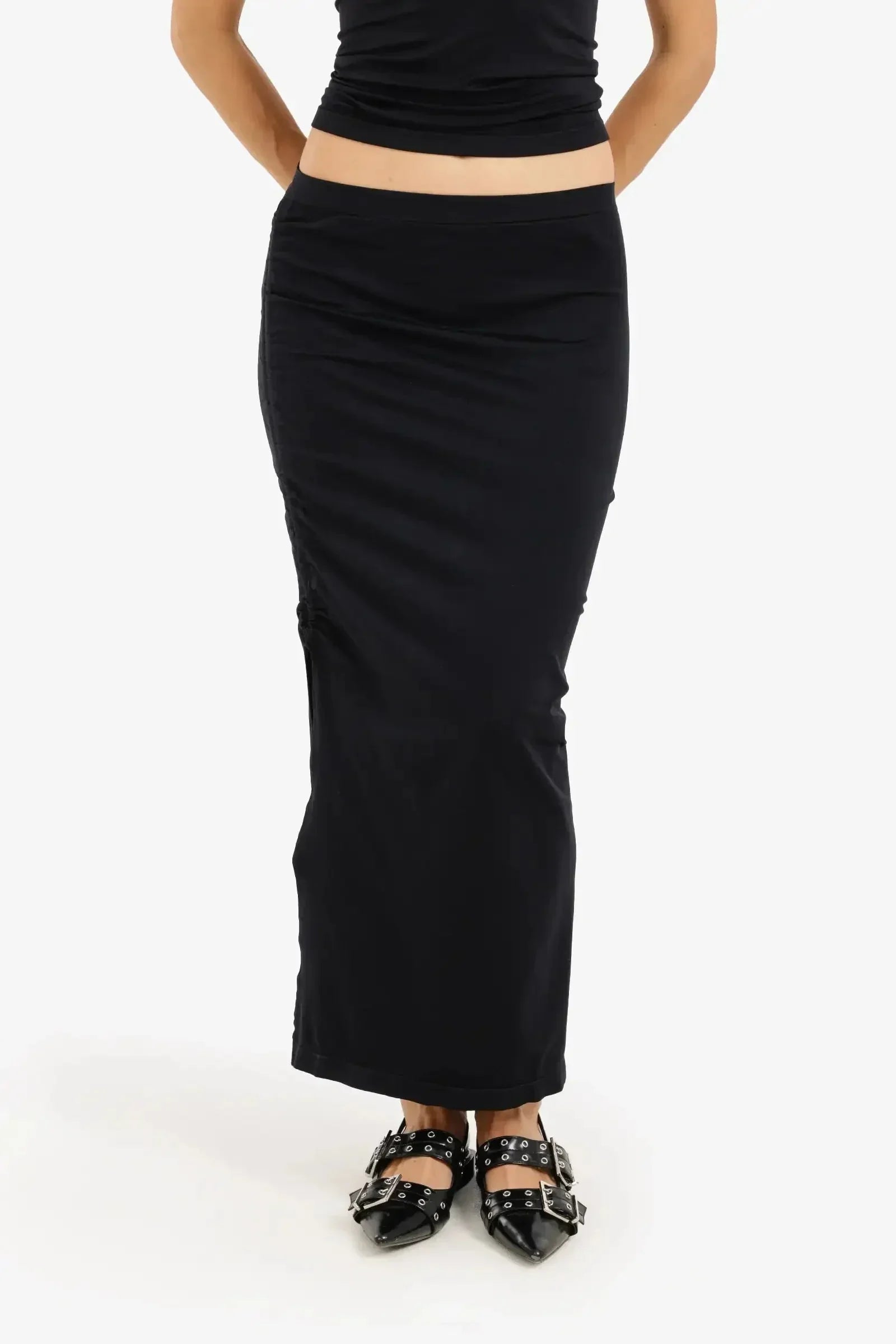 Carina - Elegant Side Slit Long Skirt 6