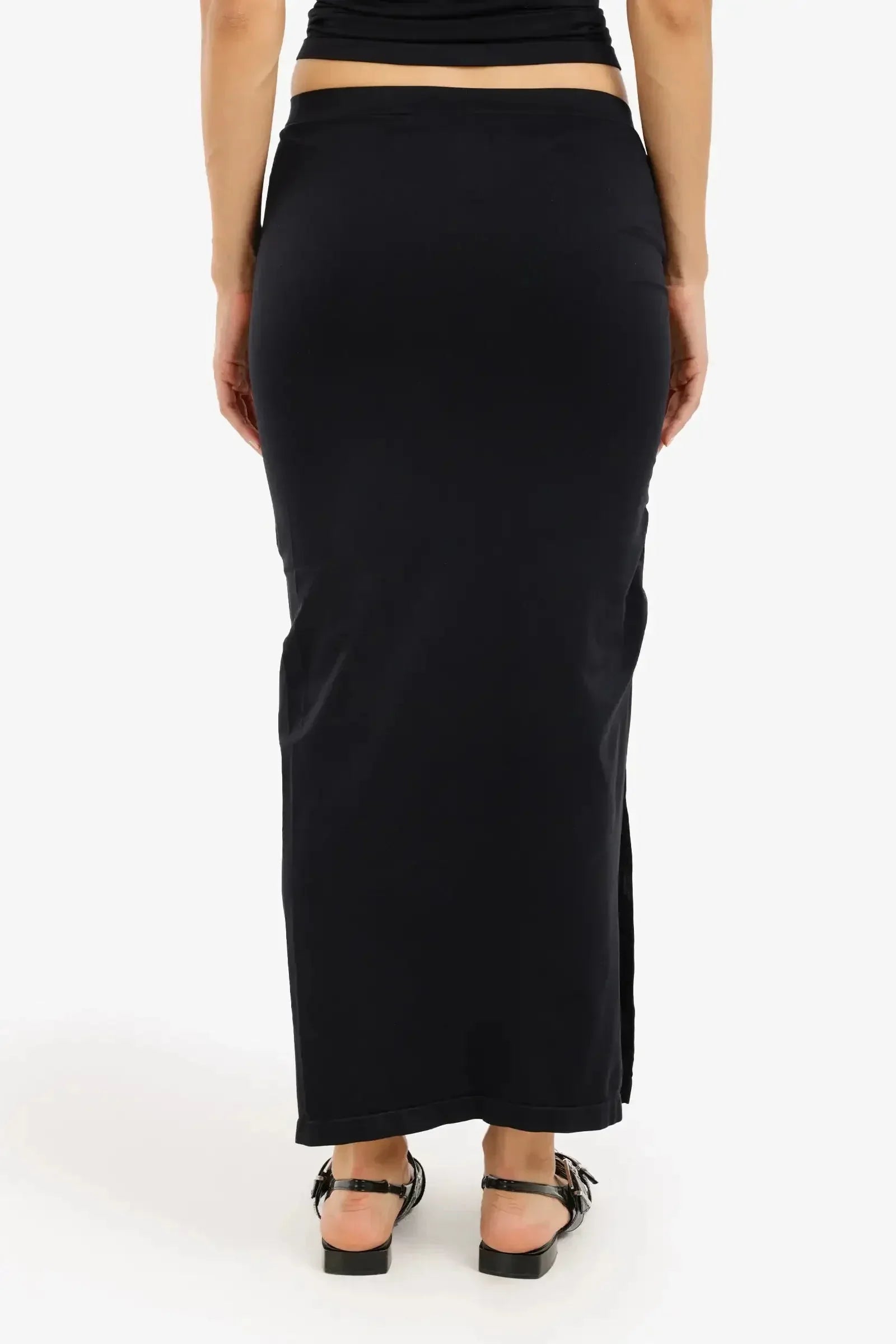 Carina - Elegant Side Slit Long Skirt 8