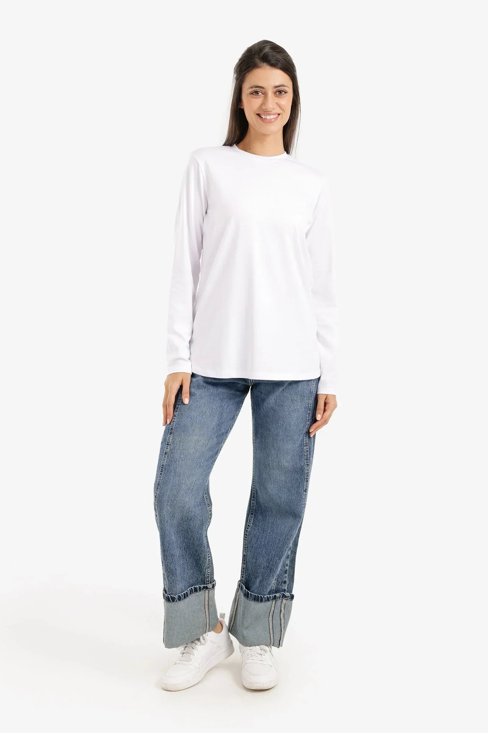 Carina - Long Sleeve Relaxed T-shirt 12