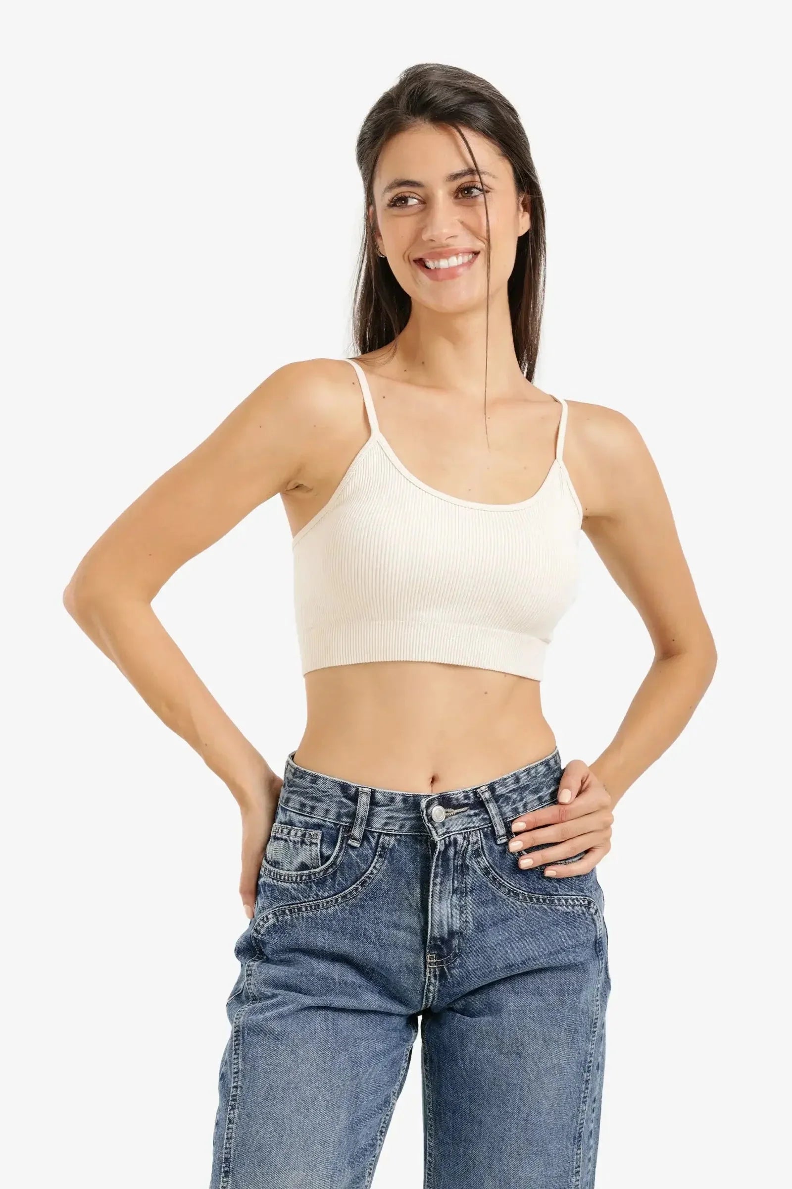 Carina - Plunge Round Neck Soft Bra 12