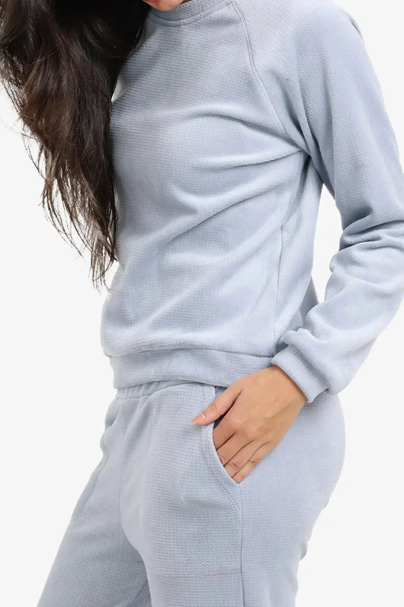 Carina - Textured Pattern Pyjama Set 18