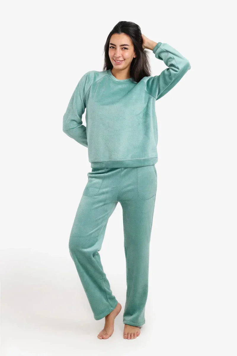 Carina - Textured Pattern Pyjama Set 3